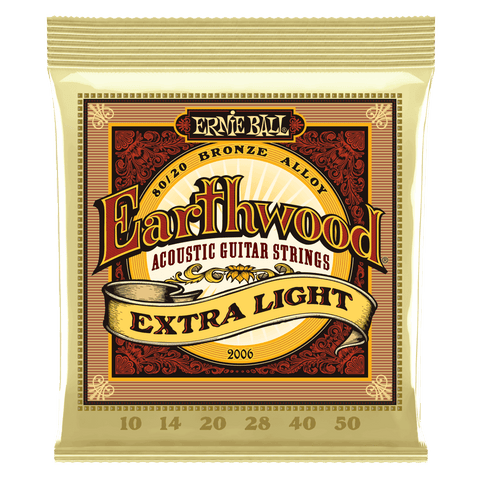 Ernie Ball Earthwood Extra Light 80/20 10-50