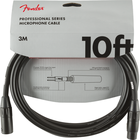 Fender 10' Professional Series XLR Cable