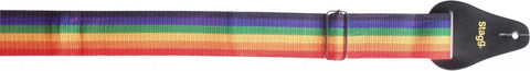 Stagg Blue Rainbow Guitar Strap