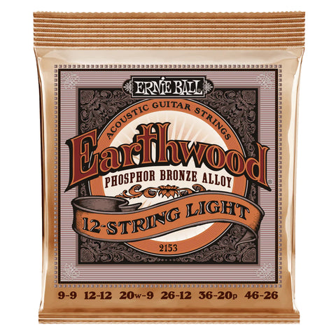 Ernie Ball Earthwood 12-String Light Phosphor Bronze 9-46