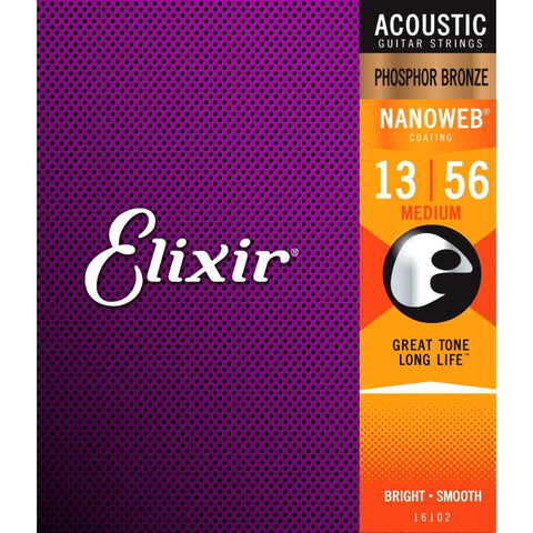 Elixir Phospher Bronze Medium Acoustic Guitar Strings