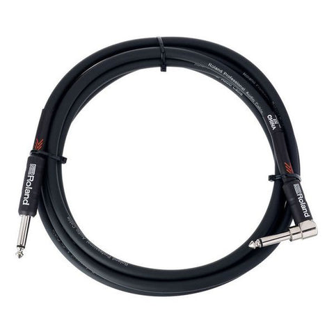 Roland 10ft Instrument Cable With Right Angle Jack