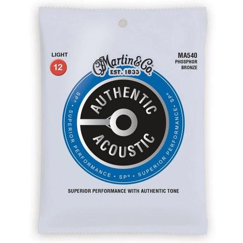 Martin Authentic Acoustic Light Phosphor Bronze 12-54 MA540