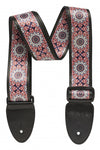 Stagg Pink Mandala Guitar Strap