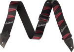 Jackson Headstock Pattern Red Guitar Strap