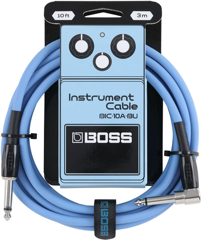 Boss Instrument Cable 10ft - Blue