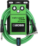 Boss Instrument Cable 10ft - Green