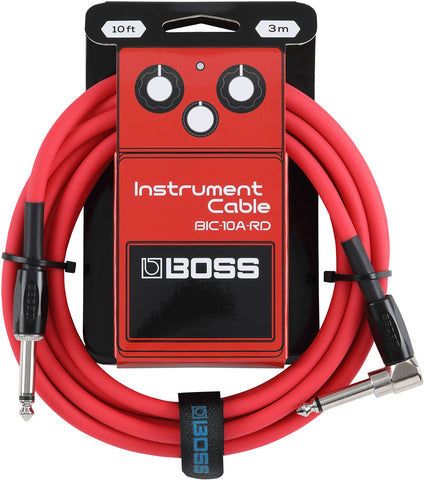 Boss Instrument Cable 10ft - Red