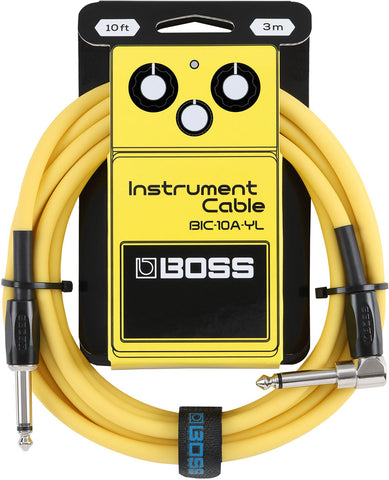 Boss Instrument Cable 10ft - Yellow