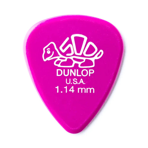 Jim Dunlop Delrin 500 Standard 1.14mm Guitar Pick Player Pack of 12