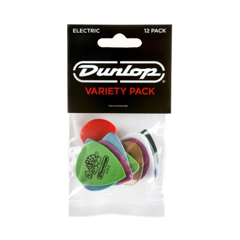 Jim Dunlop Electric Guitar Plectrum Variety Pack, 12-Picks