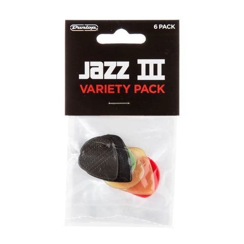 Jim Dunlop Jazz Pick Variety Pack, 6-Picks