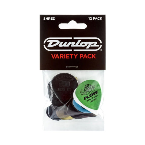 Jim Dunlop Guitar Pick Shred Pack, 12-Picks