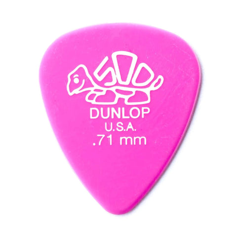 Jim Dunlop Delrin 500 Standard .71mm Guitar Pick Player Pack of 12