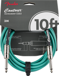 Fender Contour Cable 10ft - Sherwood Green