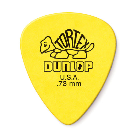 Jim Dunlop TORTEX Standard 0.73mm Guitar Plectrums, 12-Pack