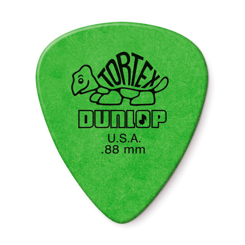 Jim Dunlop TORTEX Standard 0.88mm Guitar Plectrums, 12-Pack