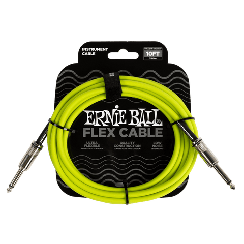 Ernie Ball Flex Cable 10ft - Green