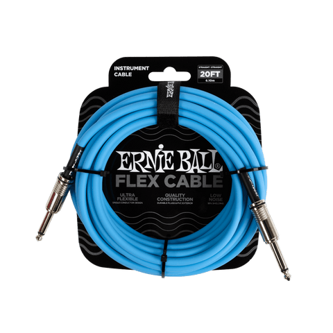 Ernie Ball Flex Cable 20ft - Blue
