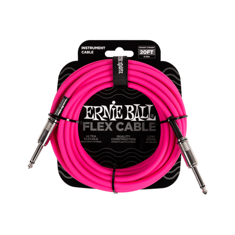 Ernie Ball Flex Cable 20ft - Pink