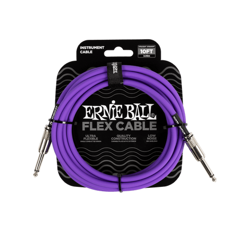 Ernie Ball Flex Cable 10ft - Purple