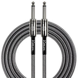 Kirlin 20ft Instrument Cable Straight Jack in Various Colours