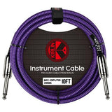 Kirlin 10ft Instrument Cable Straight Jack in Various Colours