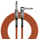 Kirlin 20ft Instrument Cable Angle Jack in Various Colours