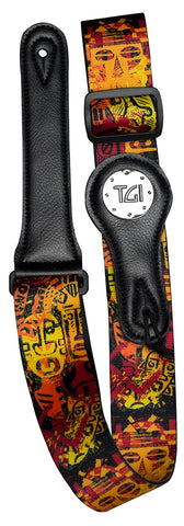 TGI Tribal Mask Guitar Strap