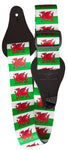 TGI Welsh Dragon Woven Guitar Strap