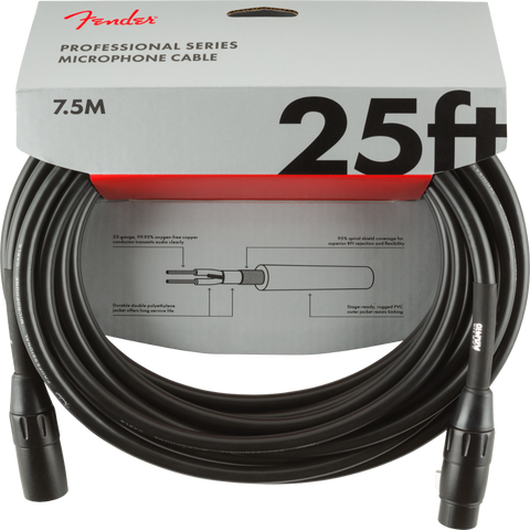 Fender 25' Professional Series XLR Cable