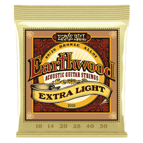 Ernie Ball Earthwood Extra Light 80/20 10-50