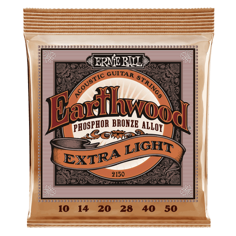 Ernie Ball Earthwood Extra Light Phosphor Bronze 10-50