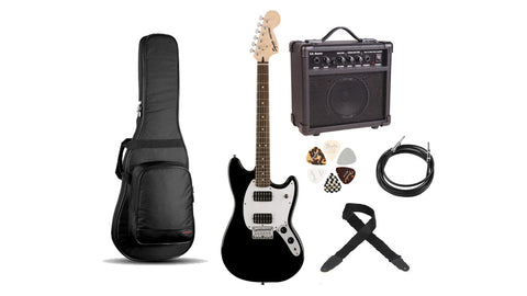Squier Mustang Electric Guitar Pack - Everything you need!