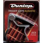Dunlop 83CN Acoustic Trigger Capo with FREE Set of Dunlop Guitar Strings