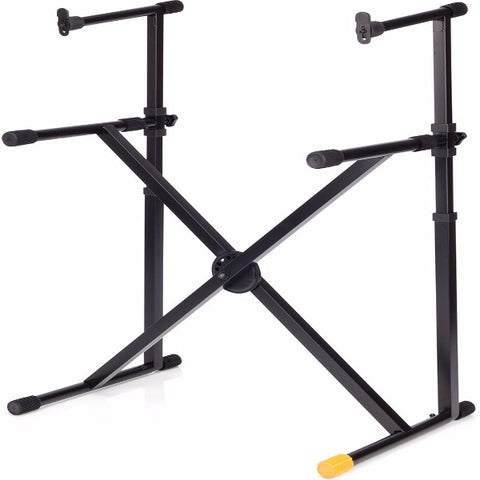 Hercules EZ-Lok Double Tier X-Keyboard Stand